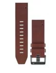 Garmin QuickFit 22mm Leather Watch Band - Brown