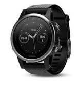 Garmin Fenix 5S Silver Smartwatch with Black Band