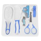 Totland Baby Grooming Set, 6 Pcs/Set Infant Nursery Essentials - Blue