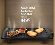 Mondial Table Chef Duo Grill
