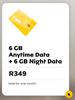 Yello 6GB Anytime Data + 6GB Night Data