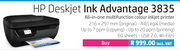HP Deskjet Ink Advantage 3835 All-In-One Multifunction Colour Inkjet Printer