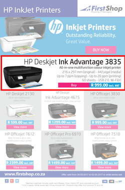 First Shop : HP Inkjet Printers (30 Mar - 2 May 2017), page 1