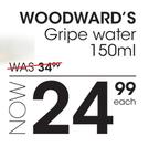 Woodward's Gripe Water-150ml Each