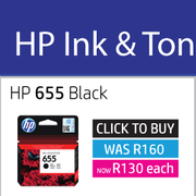 HP 655 Black Toner-Each