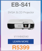 Epson EB-S41 SVGA 3LCD Projector V11H842040