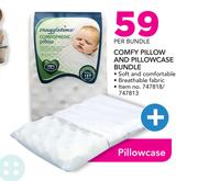 Snuggletime Comfy Pillow And Pillowcase Bundle With Pillowcase