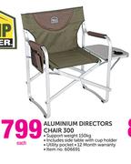 Camp Master Aluminium Directors Chair 300-Each