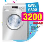 Bosch 6kg Silver Front Load Washing Machine
