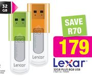 Lexar 32GB Plus 8GB USB