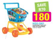 Kids Gro Shopping Trolley and Accessories