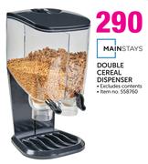 Mainstays Double Cereal Dispenser