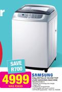 Samsung 13kg Metallic Silver Top Load Washing Machine WA13FSS4UWA F