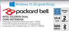 Packard Bell Intel Celeron Dual Core Notebook