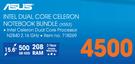 Asus 15.6" Intel Dual Core Celeron Notebook Bundle X553