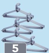 10 Pack Plastic Hangers-For 5 Pack