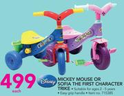 Disney Mickey Mouse Or Sofia The First Character Trike-Each