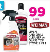 Weiman Oven And Grill Cleaner Or Glass Top Stove 2 In 1-Each