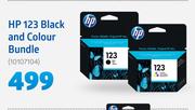 HP 123 Black & Colour Bundle