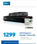 DSTV Explora 2 Decoder + Smart LNB