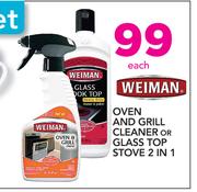 Weiman Oven And Grill Cleaner Or Glass Top Stove 2 In 1-Each