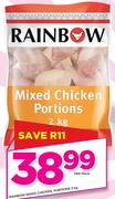 Rainbow Mixed Chicken Portions-2Kg Per Pack