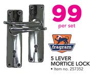 Fragram 5 Lever Mortice Lock-Per Set