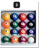 Thurstons 2" Pool Balls 397257-Per Set
