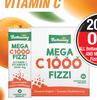 Bettaway Mega C 1000 Fizzi Vitamin C 1000mg 10 Effervescent Tablets