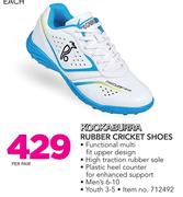Kookaburra Rubber Cricket Shoes-Per Pair