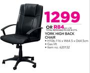York High Back Chair