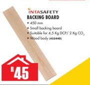 Inta Safety Backing Board