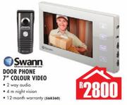 Swann Door Phone 7" Colour Video