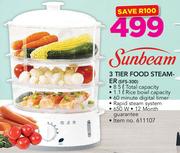 Sunbeam 3 Tier Food Steamer SFS-300