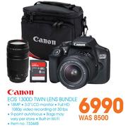 Canon EOS 1300D Twin Lens Bundle