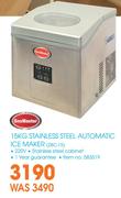 SnoMaster 15Kg Stainless Steel Automatic Ice Maker ZBC-15