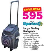 Sportec Large Trolley Backpack