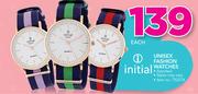 Initial Unisex Fashion Watches-Each