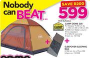 Camp Master Camp Dome 200+ Sleepover Sleeping Bag 180x75Cm