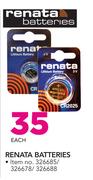 Renata Batteries-Each