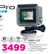 Go Pro Hero  + LCD XG11015-Each