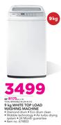 Samsung 9Kg White Top Laod Washing Machine