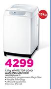 Samsung 13Kg White Top Load Washing Machine WA13F5S2UWW F