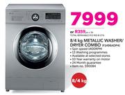 LG 8/4Kg Metallic Washer/Dryer Combo F1496ADP4
