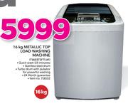 LG 16Kg Metallic Top Load Washing Machine T1603TEFTS AF