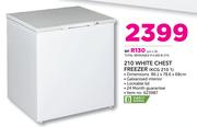 KIC 210Ltr White Chest Freezer KCG 210 1