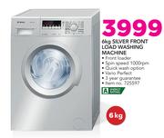 Bosch 6Kg Silver Front Load Washing Machine