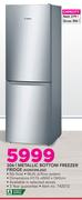 Bosch 306Ltr Metallic Bottom Freezer Fridge KGN33NL20Z