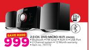 JVC 2.0 CH.DVD Micro Hi-Fi DN300