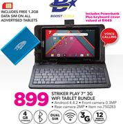 Boost Striker Play 7" 3G WiFi Tablet Bundle